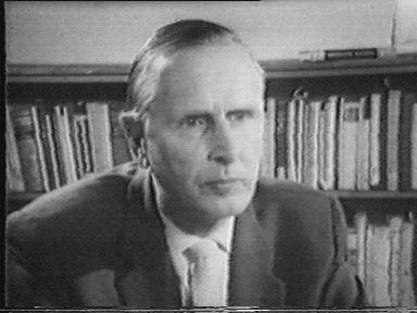 Prof. Dr. Hans Bender in einem TV-Beitrag aus dem Jahre 1958